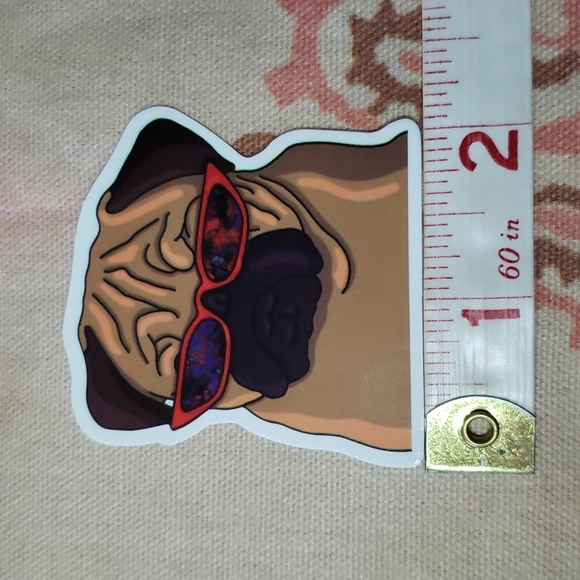 (J) Pug Dog Sticker Doggie Dog Mom Puppy - Picture 3 of 5